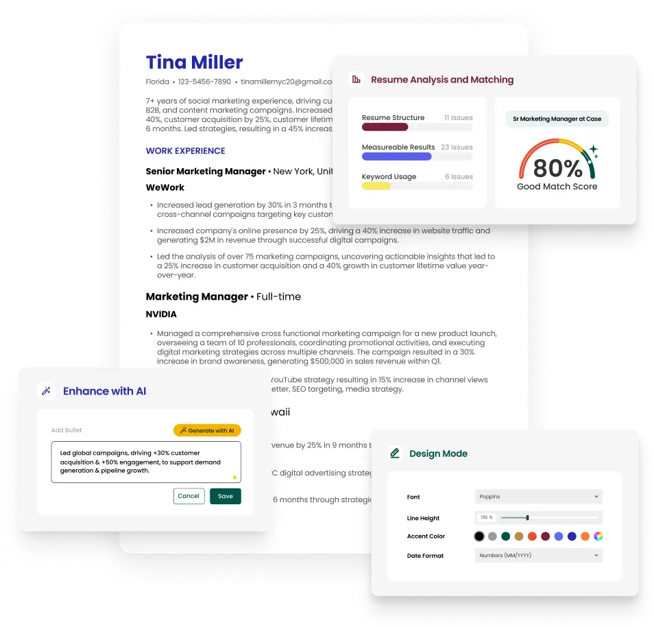 ATS-friendly resume builder
